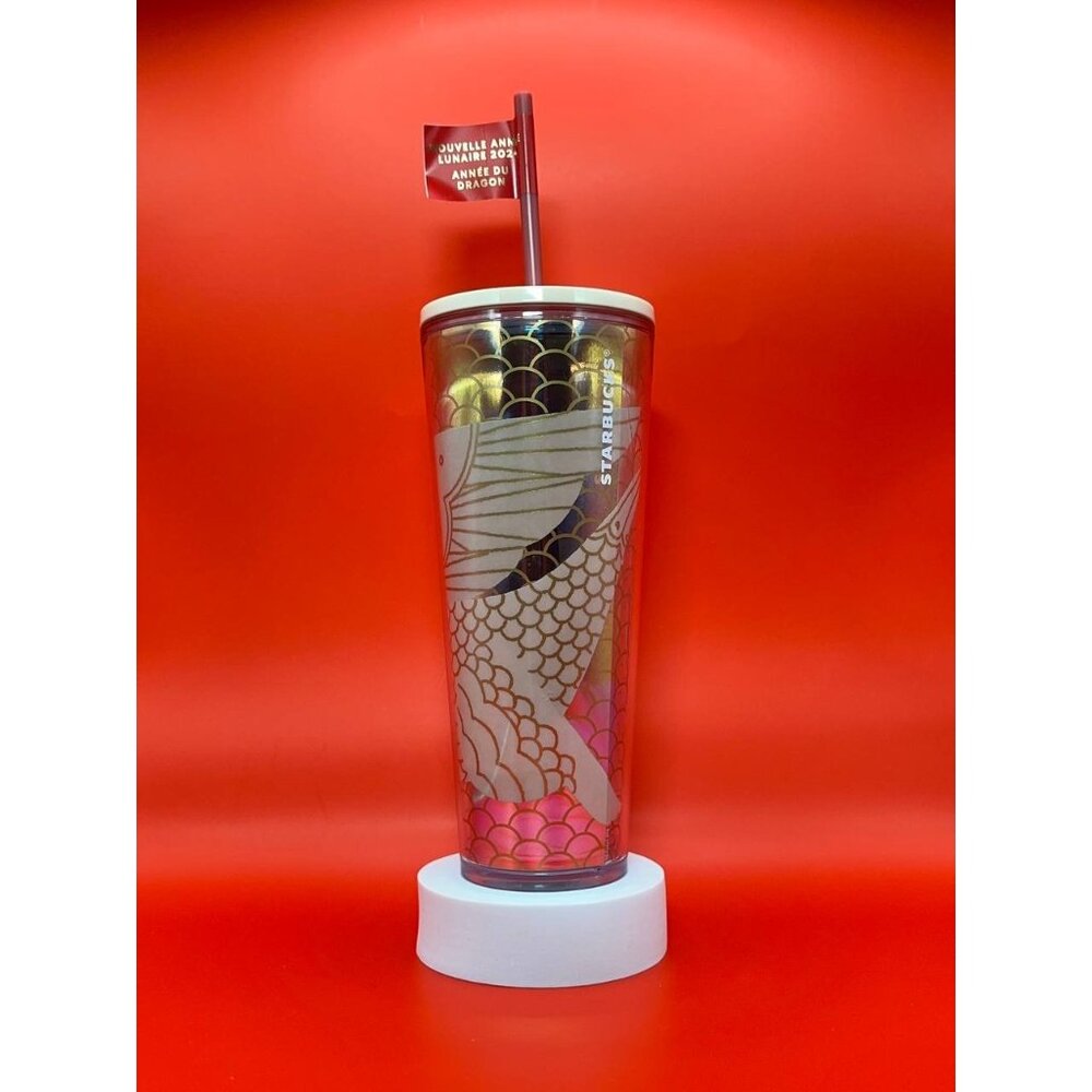 Lunar New Year 2024 Starbucks Year of the Wood Dragon 24oz Venti Tumbler